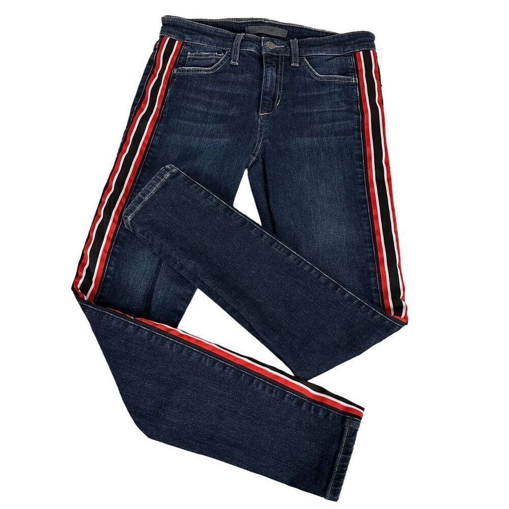 Joe's Womens Wiloughby Jeans Skinny Ankle size 27 Side Stripe - Picture 5 of 10